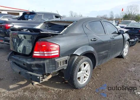 2009 Dodge Avenger R/T из США, поврежденный, VIN 1B3LC56B19N522681